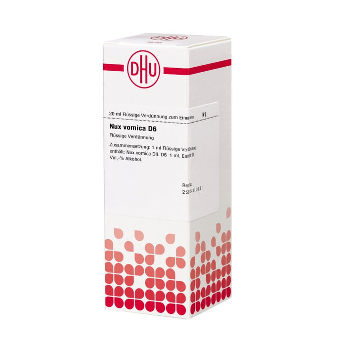 DHU Nux vomica D6 Dilution, 20 ml Solution