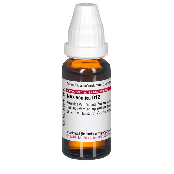 DHU Nux vomica D12 Dilution, 20 ml Solution
