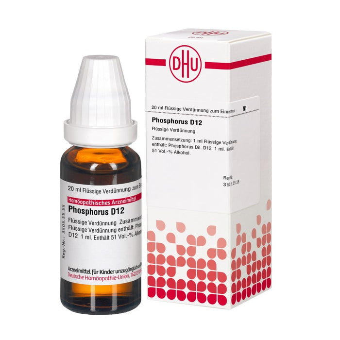 DHU Phosphorus D12 Dilution, 20 ml Solution