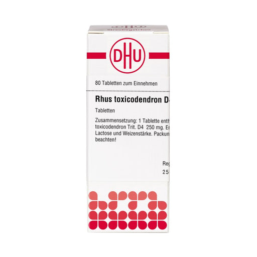 DHU Rhus toxicodendron D4 Tabletten, 80 St. Tabletten