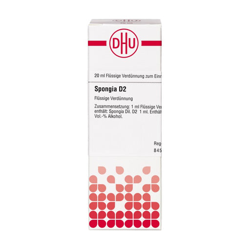 Spongia D2 DHU Dilution, 20 ml Lösung