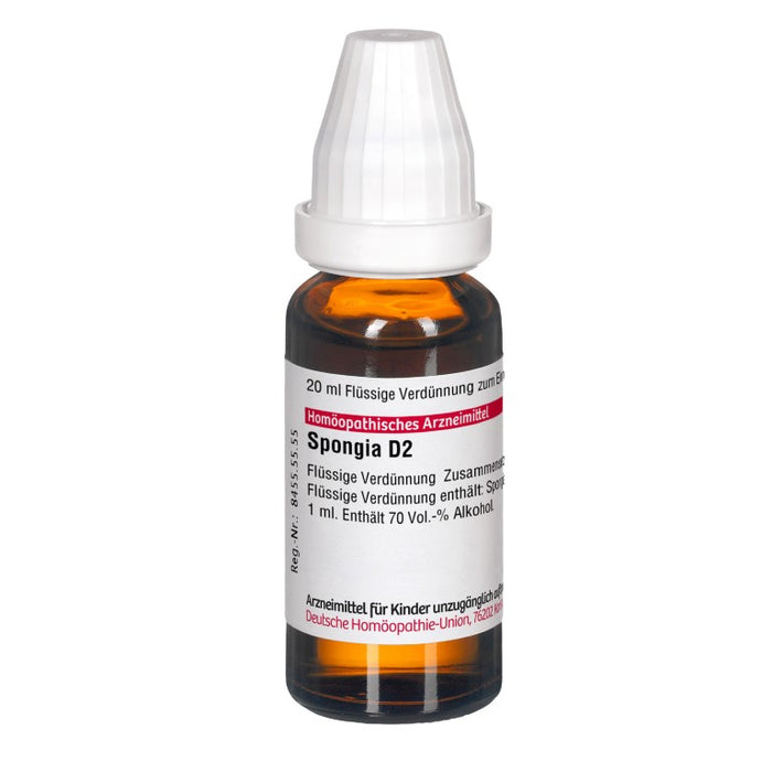 Spongia D2 DHU Dilution, 20 ml Solution