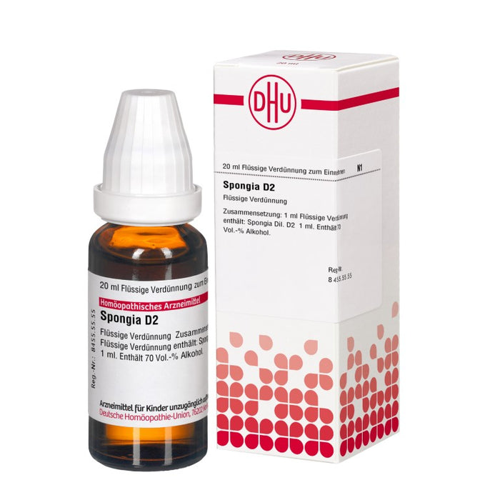 Spongia D2 DHU Dilution, 20 ml Solution