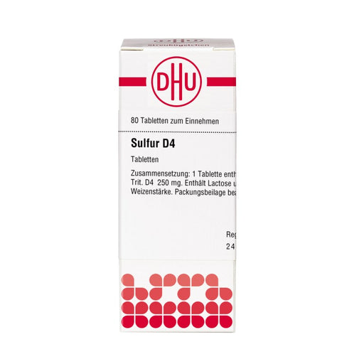 DHU Sulfur D4 Tabletten, 80 St. Tabletten