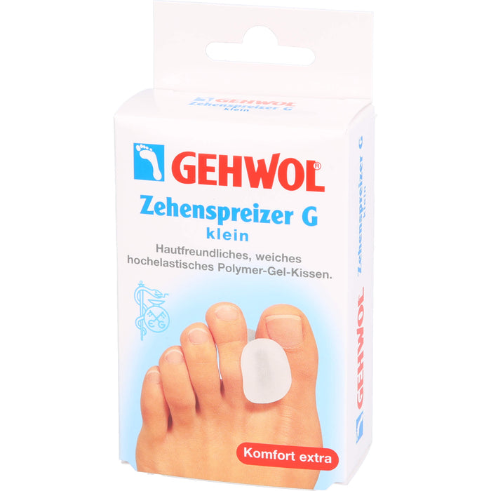 GEHWOL Zehenspreizer G klein hautfreundliches, weiches Polymer-Gel-Kissen, 3 pc Pansement