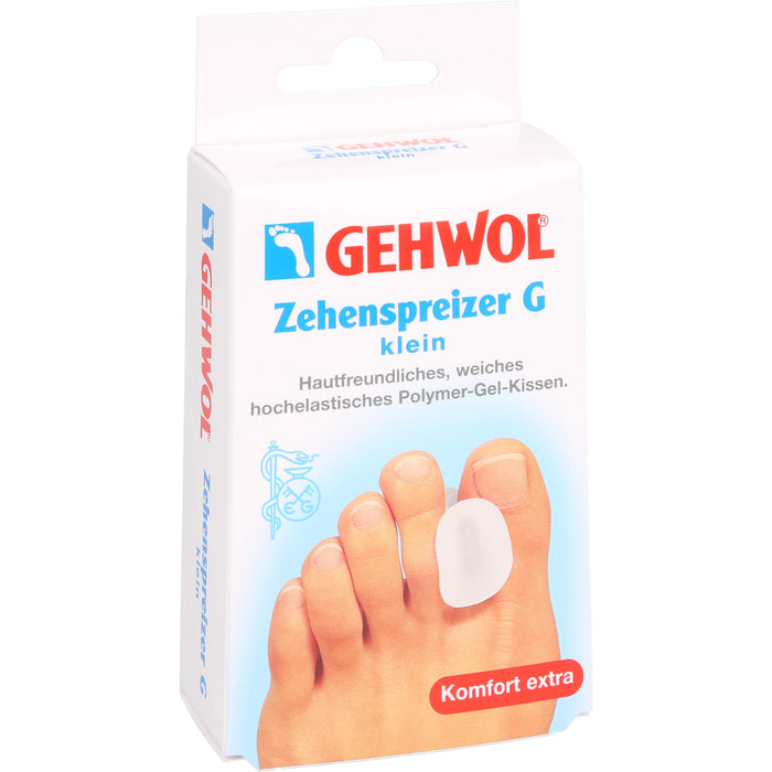 GEHWOL Zehenspreizer G klein hautfreundliches, weiches Polymer-Gel-Kissen, 3 pc Pansement