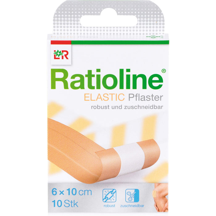 Ratioline elastic Pflaster 6 cm x 10 cm, 1 pc Pansements