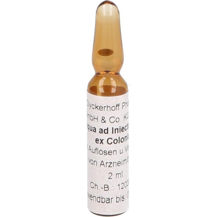 Aqua ad Iniectabilia ex Colonia, Amp. 2 ml, 10 ml Solution