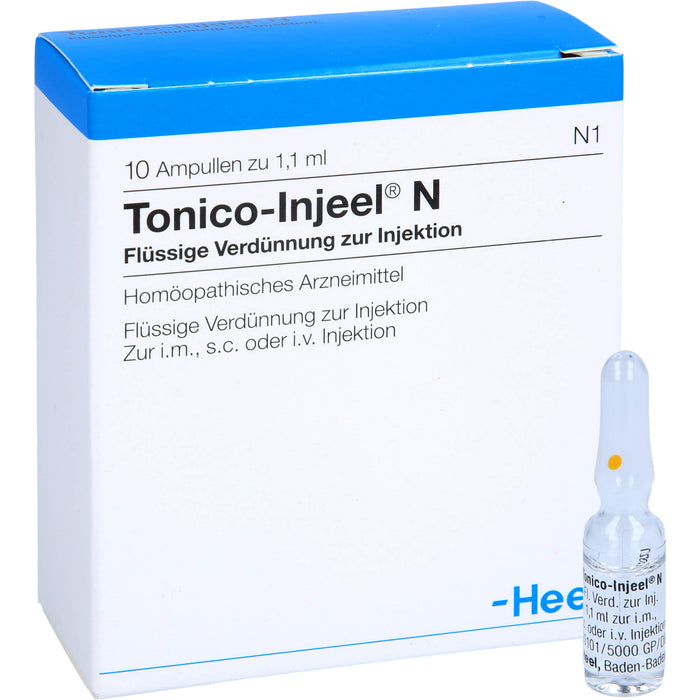 Tonico-Injeel N Inj.-Lsg., 10 pc Ampoules
