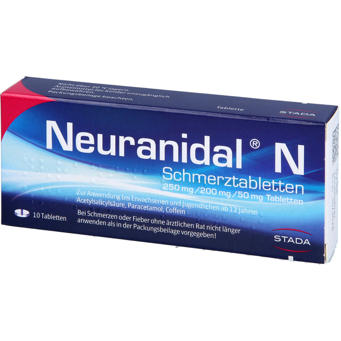 Neuranidal N Schmerztabletten, 10 pc Tablettes
