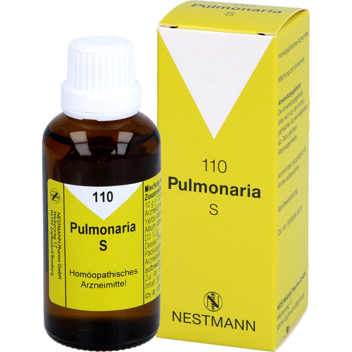 NESTMANN 110 Pulmonaria S Mischung, 50 ml Solution