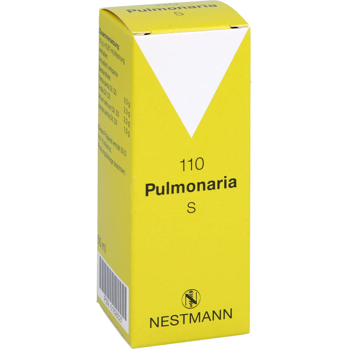 NESTMANN 110 Pulmonaria S Mischung, 50 ml Solution