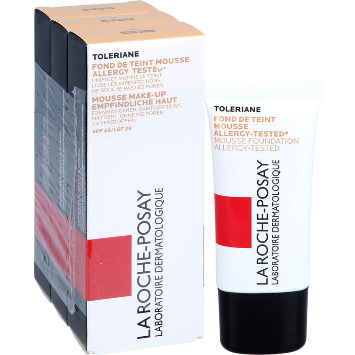 LA ROCHE-POSAY Toleriane Teint Mousse Make-up für empfindliche Haut, 30 ml Cream