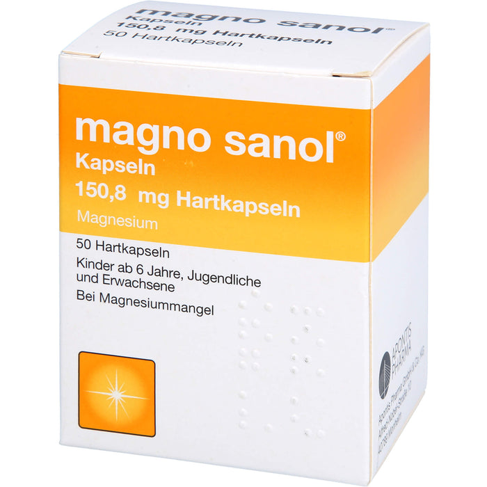 magno sanol Kapseln, 50 pcs. Capsules