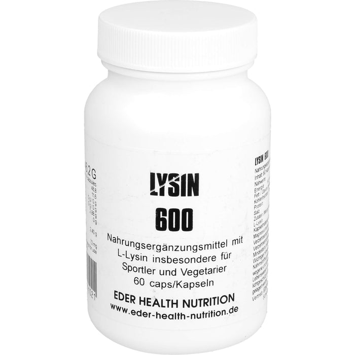 EHN Lysin 600 Kapseln, 60 pcs. Capsules