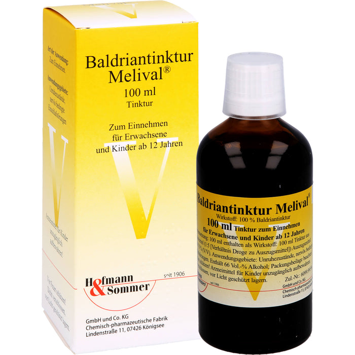 Baldriantinktur Melival, 100 ml Solution