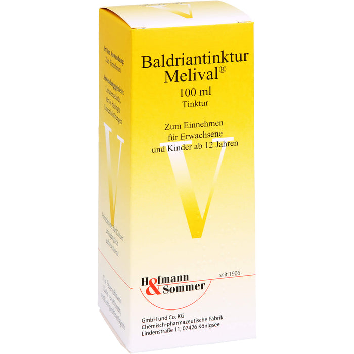 Baldriantinktur Melival, 100 ml Solution