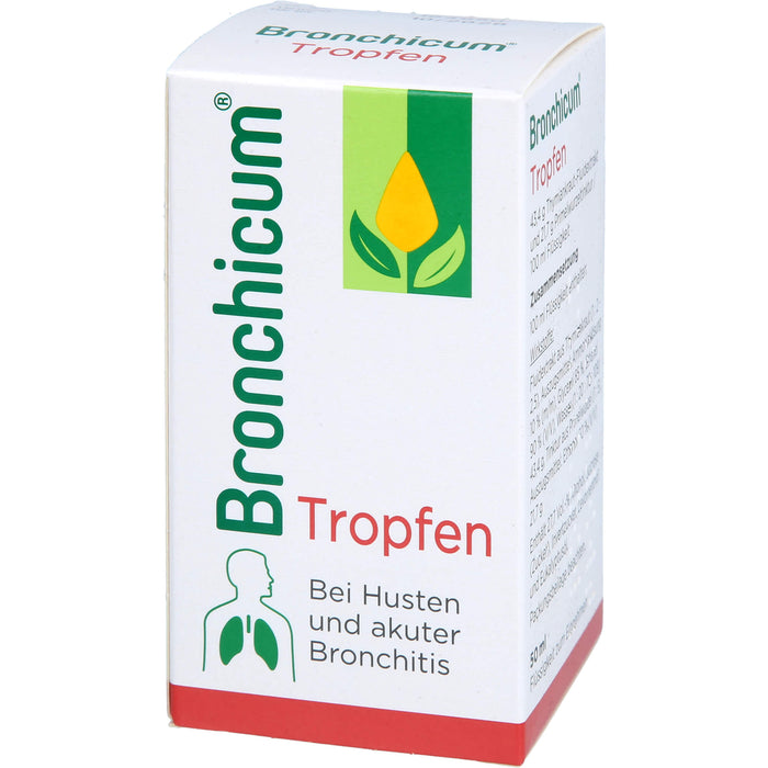 Bronchicum Tropfen bei Husten und akuter Bronchitis, 50 ml Lösung