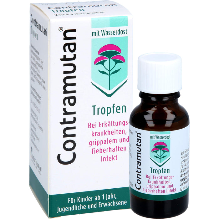 Contramutan Tropfen bei Erkältungskrankheiten, 20 ml Mélange