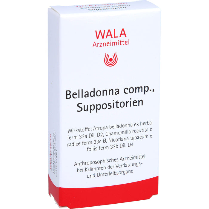 Belladonna comp. Wala Suppositorien, 10 pc Suppositoires