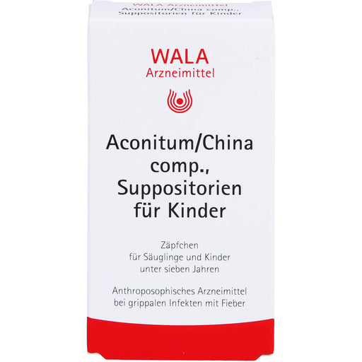 Aconitum/China comp., WALA Suppositorien für Kinder, 10 St. Zäpfchen