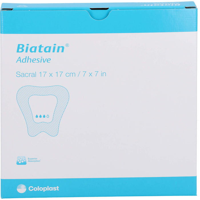 Biatain Schaumverband Sakrum 17x17cm 3483, 5 St VER