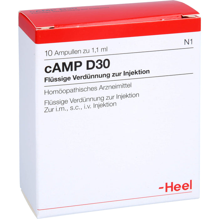 Heel cAMP D30 flüssige Verdünnung, 10 pc Ampoules