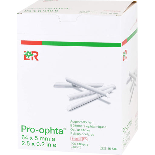 Lohmann & Rauscher Pro Ophta sterile Augenstäbchen 64 x 5 mm, 400 St. Verband