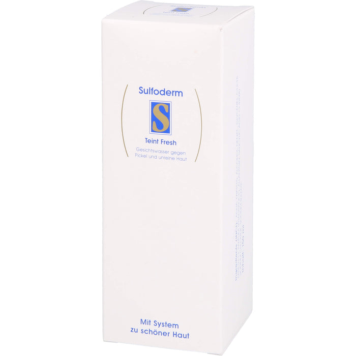 Sulfoderm S Teint Fresh Gesichtswasser, 150 ml LOT