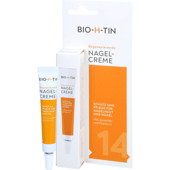 BIO-H-TIN Regenerierende Nagelcreme, 8 ml Crème