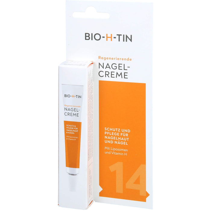 BIO-H-TIN Regenerierende Nagelcreme, 8 ml Crème