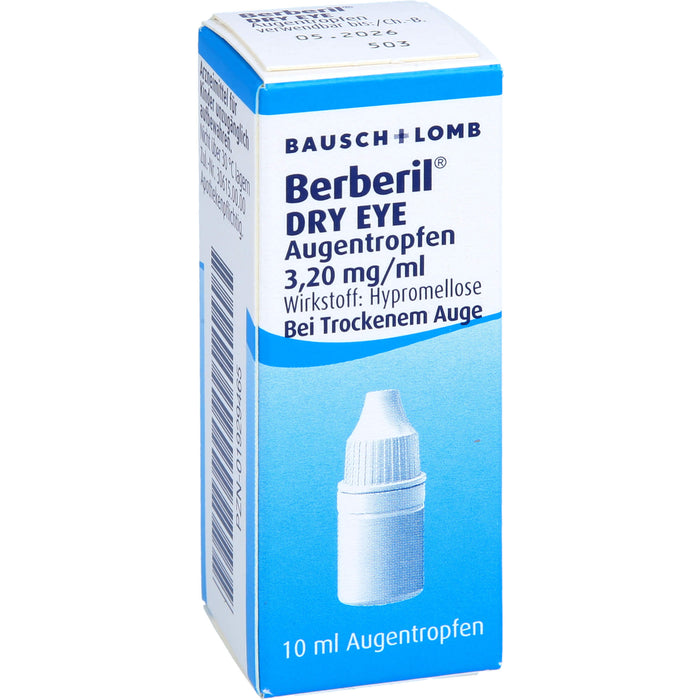 Berberil Dry Eye Augentropfen bei trockenem Auge, 10 ml Lösung