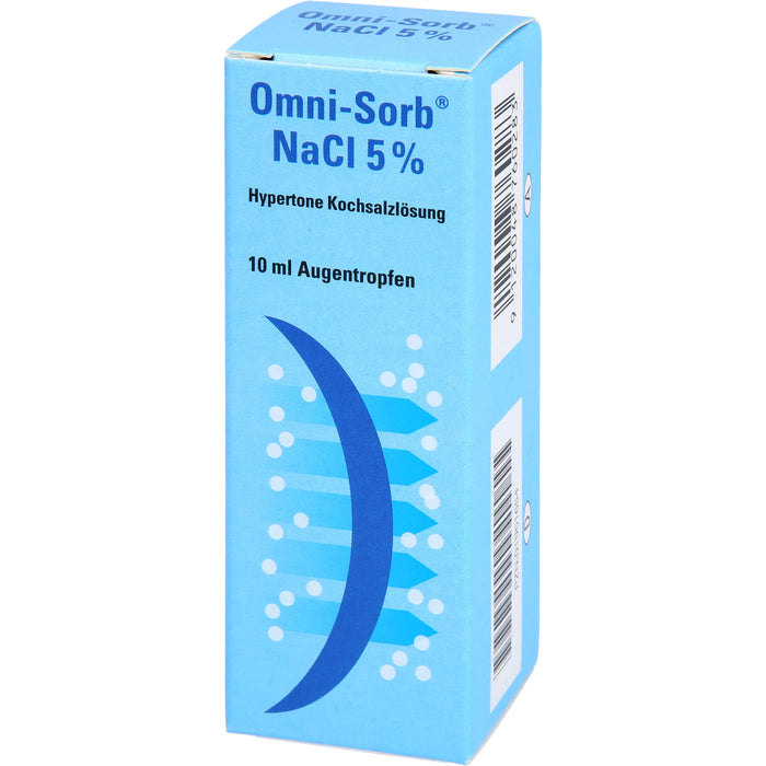 Omni-Sorb Augentropfen zur Entquellung von Hornhautödemen  und zur Wiederherstellung des osmotischen Hornhautgleichgewichts, 10 ml Lösung
