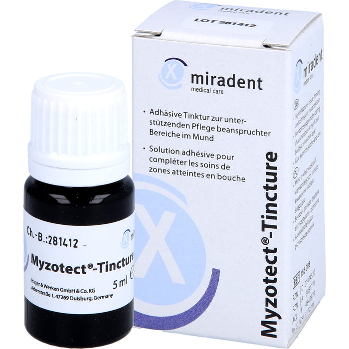 Myzotect Tinktur zur Unterstützung der Wundheilung im Mundraum, 5 ml Solution