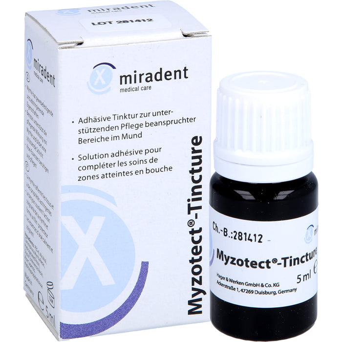 Myzotect Tinktur zur Unterstützung der Wundheilung im Mundraum, 5 ml Solution