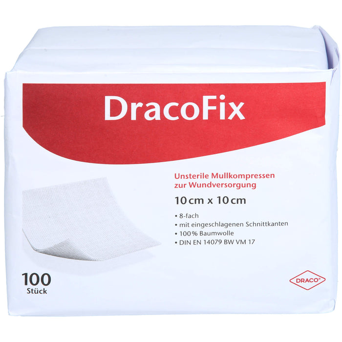 DRACOFIX OP KOM unsteril 10X10 8fach, 100 St KOM