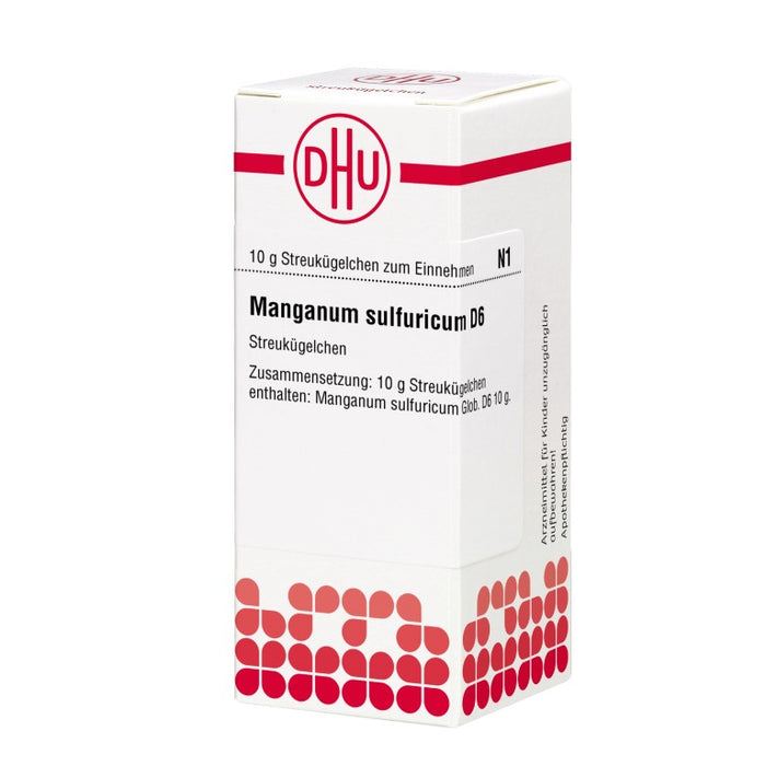 Manganum sulfuricum D6 DHU Globuli, 10 g Globules