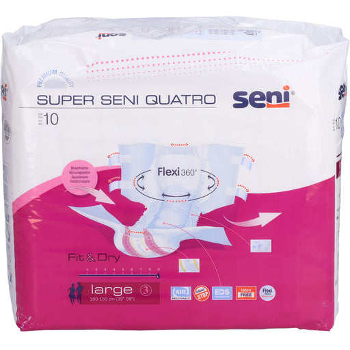 Seni Super Quatro Inkontinenzslips für Erwachsene Large, 10 St. Slips
