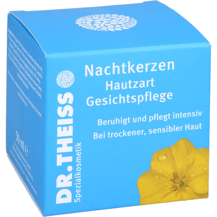 Dr.Theiss Nachtkerzen hautzart Gesichtspflege bei trockener, sensibler Haut, 50 g Creme