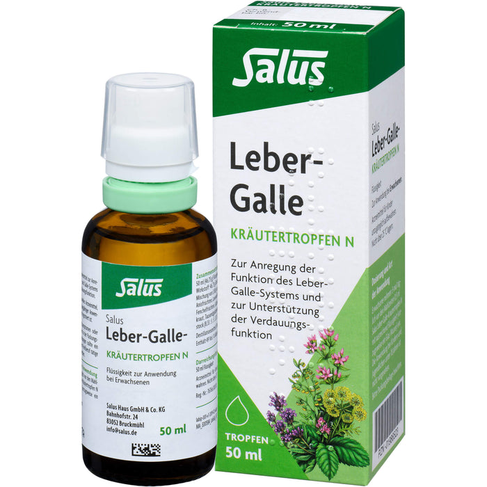 Salus Leber-Galle-Kräutertropfen N, 50 ml Solution