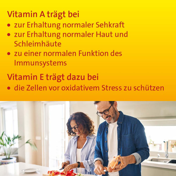 Vitamin A+E Hevert Vital für Augen, Haut und Immunsystem, 60 pcs. Capsules