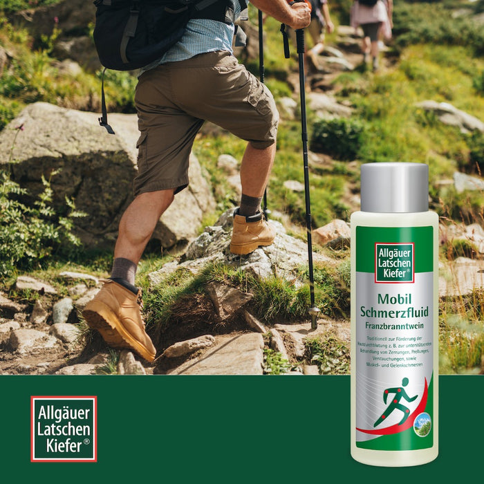 Allgäuer Latschenkiefer Mobil Schmerzfluid Franzbranntwein, 250 ml Solution