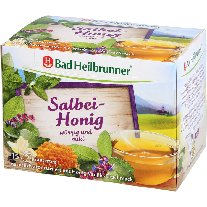 Bad Heilbrunner Salbei-Honig Kräutertee, 15 pcs. Filter bag