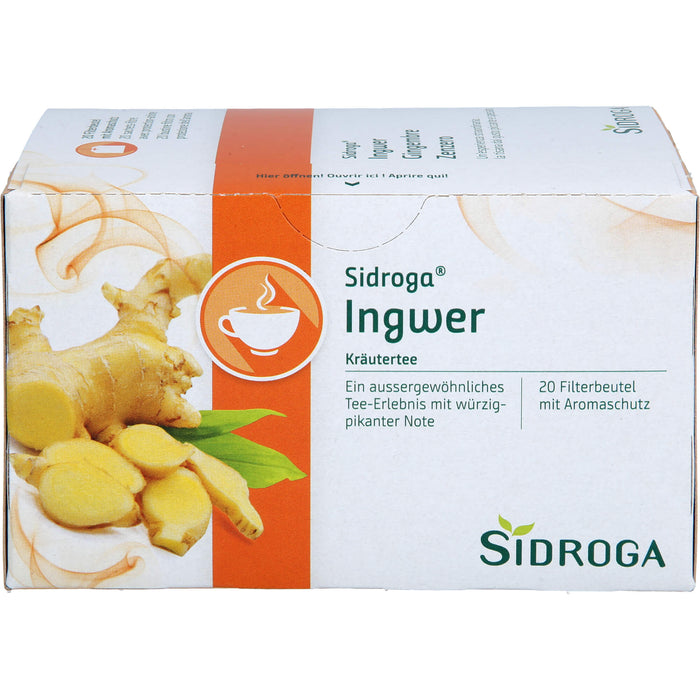 Sidroga Ingwer Kräutertee, 20 St. Filterbeutel