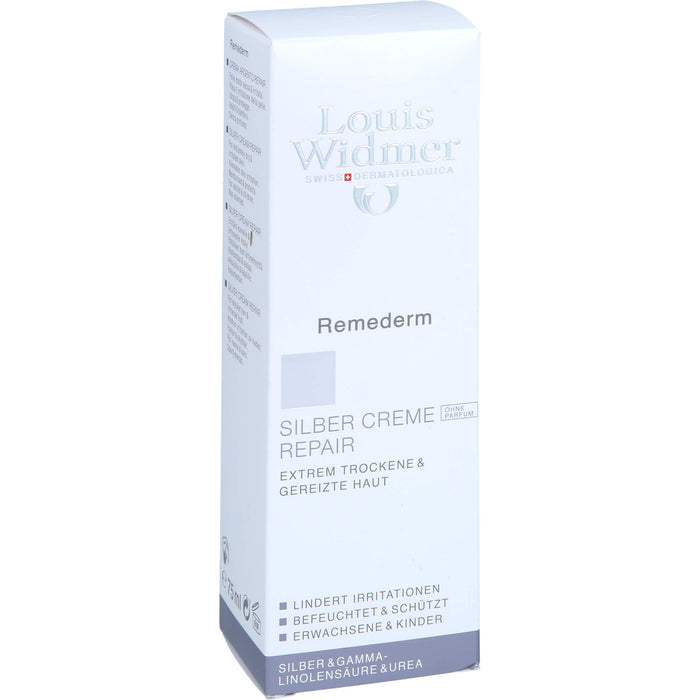 Louis Widmer Remederm Silber Creme Repair Hautcreme, 75 ml Creme