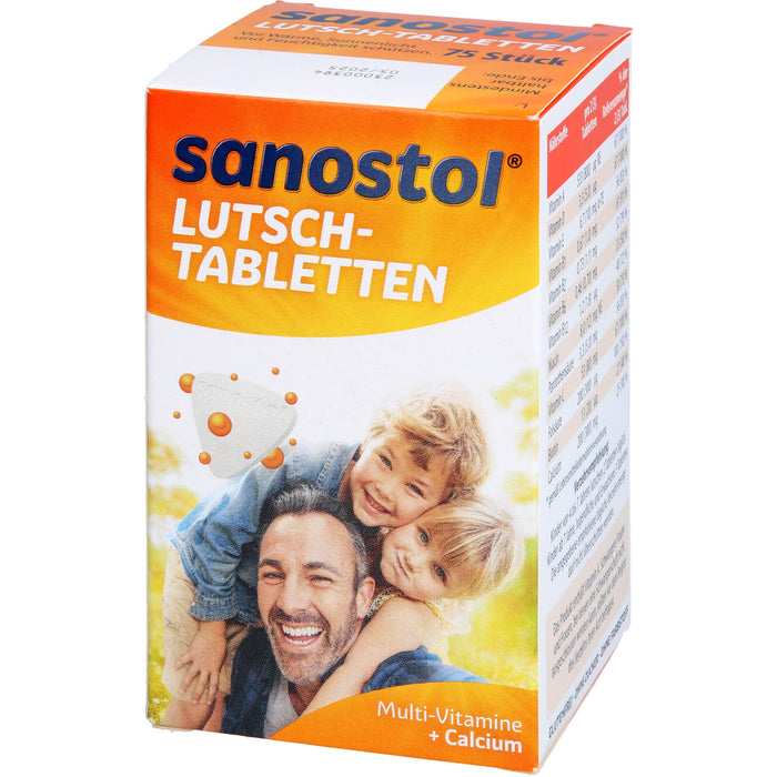 Sanostol Lutsch-Tabletten, 75 pcs. Tablets