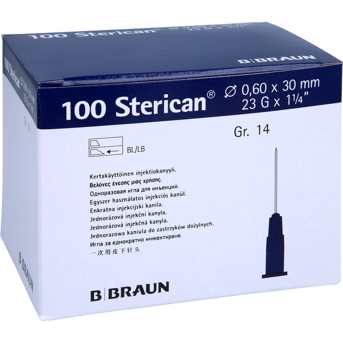 B. BRAUN Sterican Insulinkanüle 0,60 x 30 mm, 100 pc Aiguilles