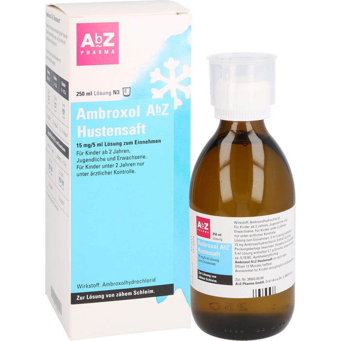 Ambroxol AbZ Hustensaft, 15 mg/5 ml Lösung zum Einnehmen, 250 ml Solution