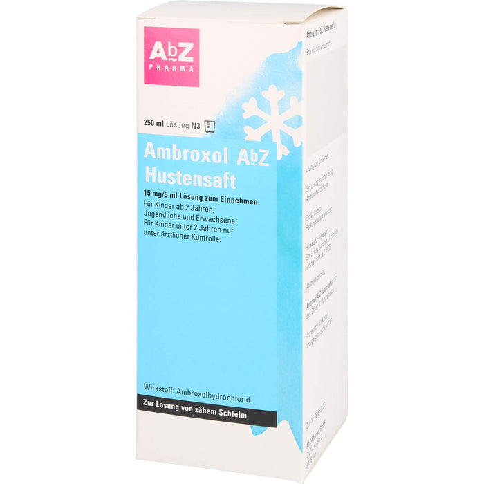 Ambroxol AbZ Hustensaft, 15 mg/5 ml Lösung zum Einnehmen, 250 ml Solution