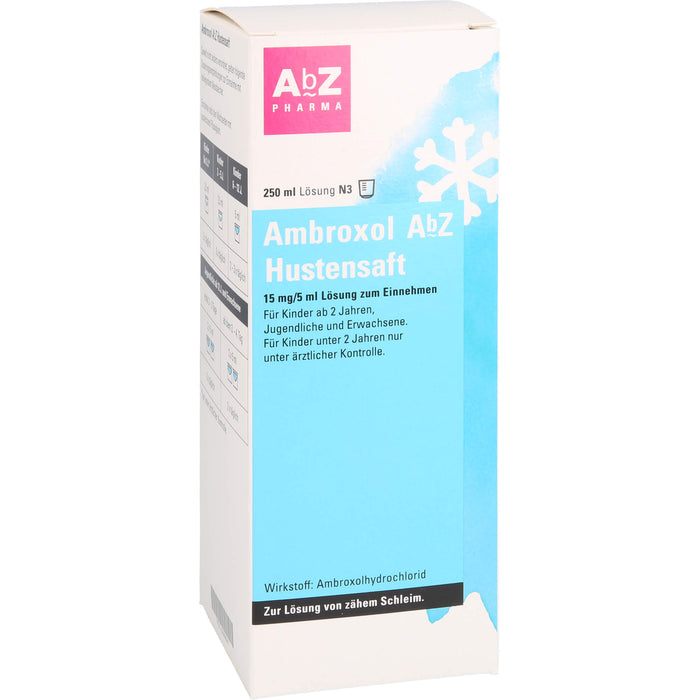 Ambroxol AbZ Hustensaft, 15 mg/5 ml Lösung zum Einnehmen, 250 ml Solution